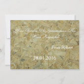 Wood Background Suitup Ik ben m'n groomsman Kaart (Achterkant)