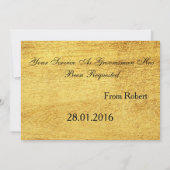 Wood Background Suitup Ik ben m'n groomsman Kaart (Achterkant)