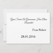 Wood Background Suitup... zal je mijn huisvrouw zi Kaart (Achterkant)