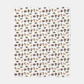 Wood Badge Critter Toss Blanket Fleece Deken (Voorkant)