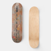 Wood Bark Ants Follow Leader Maple Leaves Twig Persoonlijk Skateboard (Voorkant)