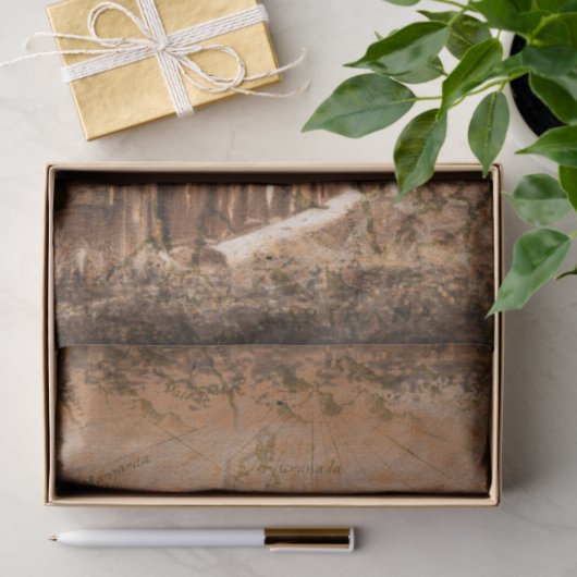 Wood Barn Chicken Decoupage Tissuepapier (Geschenk)