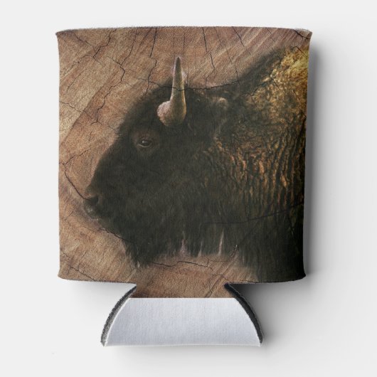 Wood Bison Buffalo Blikjeskoeler (Voorkant)