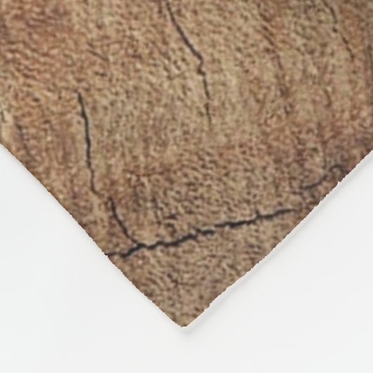 Wood Bison Buffalo Fleece Deken (Hoek)