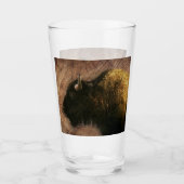 Wood Bison Buffalo Glas (Voorkant)