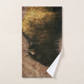 Wood Bison Buffalo Handdoek (Handdoek)