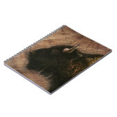 Wood Bison Buffalo Notitieboek (Linkerzijde)