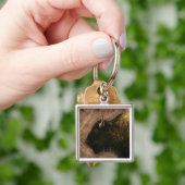 Wood Bison Buffalo Sleutelhanger (Hand)