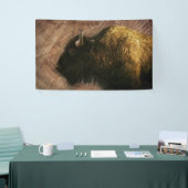 Wood Bison Buffalo Spandoek (Beurs)