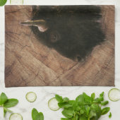 Wood Bison Buffalo Theedoek (Gevouwen)