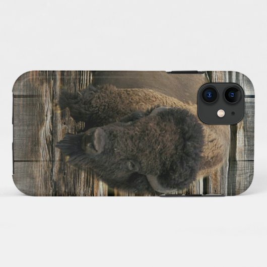 Wood Bison Case-Mate iPhone Case (Achterkant (horizontaal))