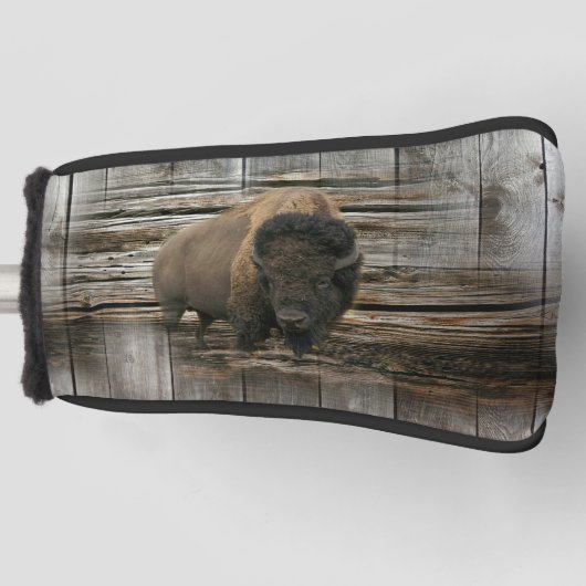 Wood Bison Golfheadcover (Voorkant)
