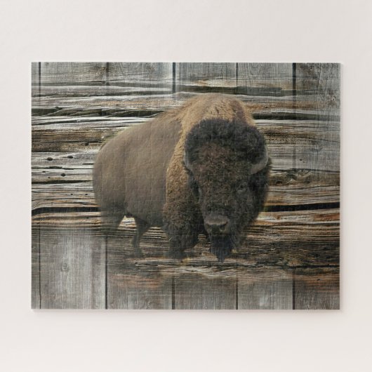 Wood Bison Legpuzzel (Horizontaal)