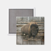 Wood Bison Magneet (Voorkant / Achterkant)
