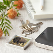 Wood Bison Sleutelhanger (Zijkant)