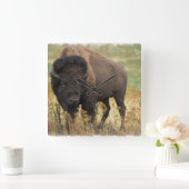 Wood Bison Wall klok (Huis)