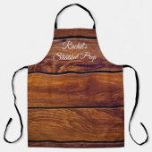 Wood Board Effect Schort (Voorkant)