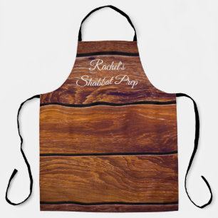 Wood Board Effect Schort