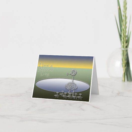 Wood Box Display Bedankkaart (Voorkant)