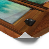 Wood-buisverlichting - Calming Lake Poster (Hoek)