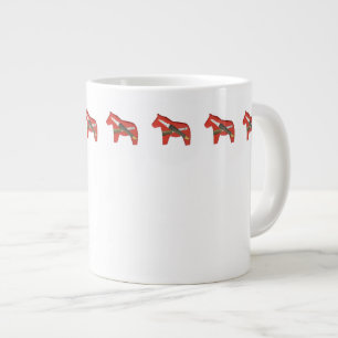 Wood Carver's Horse Bone China Cup Grote Koffiekop
