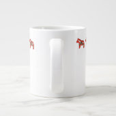 Wood Carver's Horse Bone China Cup Grote Koffiekop (Achterkant)