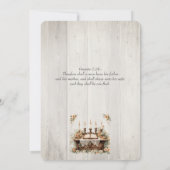 Wood Christian Two Become One Kaart (Achterkant)