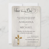 Wood Christian Two Become One Kaart (Voorkant)