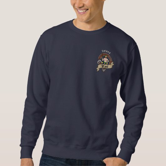 Wood Clan Badge & Motto Sweatshirt (Voorkant)