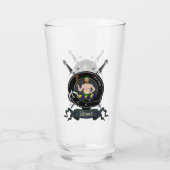Wood Clan Badge Pint Glas (Achterkant)