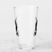 Wood Clan Badge Pint Glas (Links)