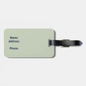 Wood Colorado vlag bagagelabel (Achterkant horizontaal)