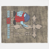 Wood Cross Cuz You Matter John 1 14 Fleece Deken (Voorkant (Horizontaal))