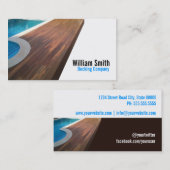 Wood Deck/Decking Contractor Visitekaartje (Voorkant / Achterkant)