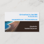 Wood Deck/Decking Contractor Visitekaartje (Achterkant)