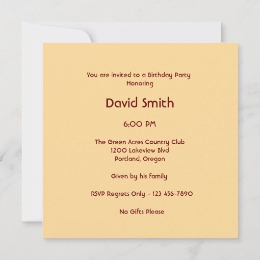 Wood Duck 50th Birthday Party Invitation Kaart (Achterkant)