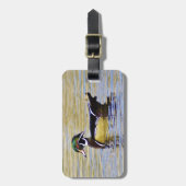 Wood Duck Bagagelabel (Voorkant verticaal)