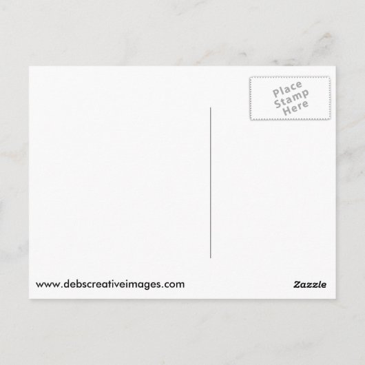 Wood Duck Briefkaart (Achterkant)