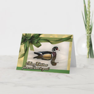 Wood Duck Christmas Kaart
