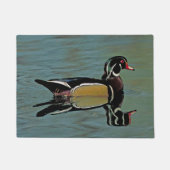 Wood Duck Drake Deurmat (Voorkant)