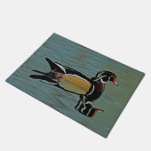 Wood Duck Drake Deurmat (Schuin)