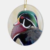 Wood Duck Drake Keramisch Ornament (Links)
