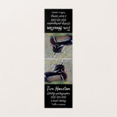 Wood Duck Drake Visitekaartje (Buitenkant ongevouwen)