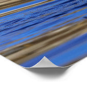 Wood Duck flapte haar vleugels Poster (Hoek)