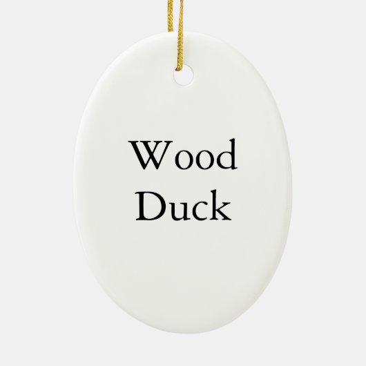 Wood Duck, John Audubon Keramisch Ornament (Achterkant)