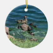 Wood Duck Keramisch Ornament (Voorkant)