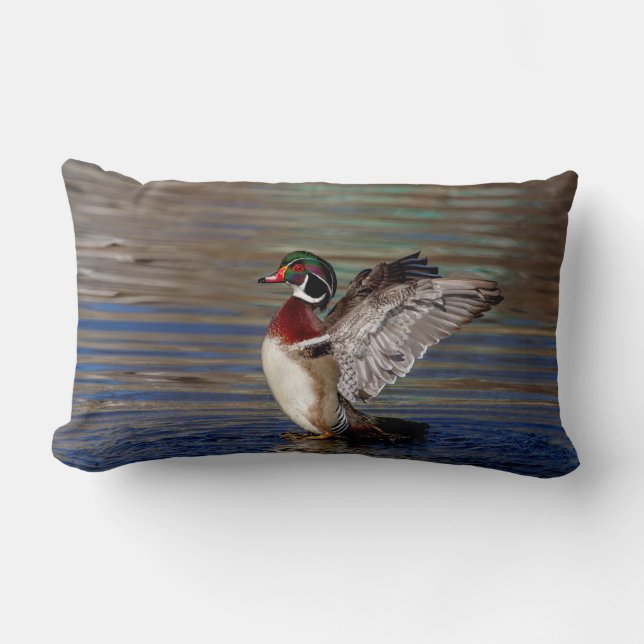 Wood Duck Kussen (Voorkant)