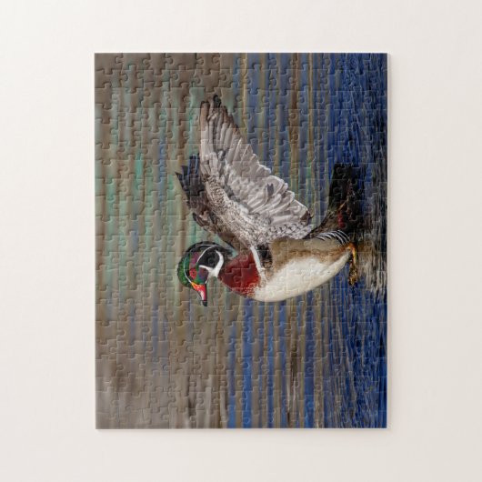 Wood Duck Legpuzzel (Verticaal)