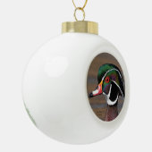 Wood Duck Metal Ornament (Links)