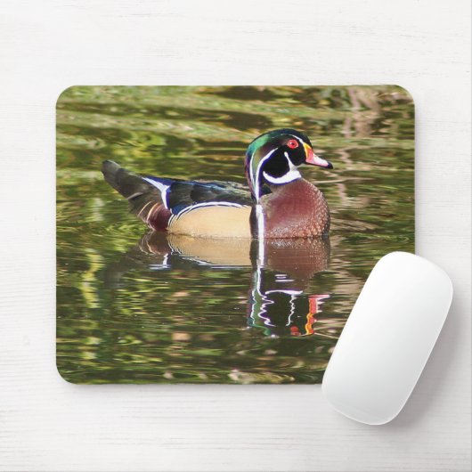 Wood Duck Muismat (Met muis)